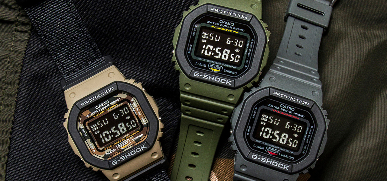 実用性重視! ユーティリティカラーのGショックがリリース|G-SHOCK