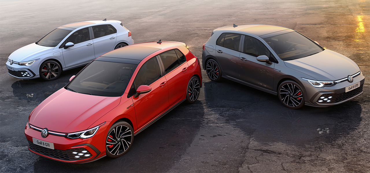 フォルクスワーゲンが8世代目へと進化した新型ゴルフ「GTI」「GTD」「GTE」を発表|Volkswagen