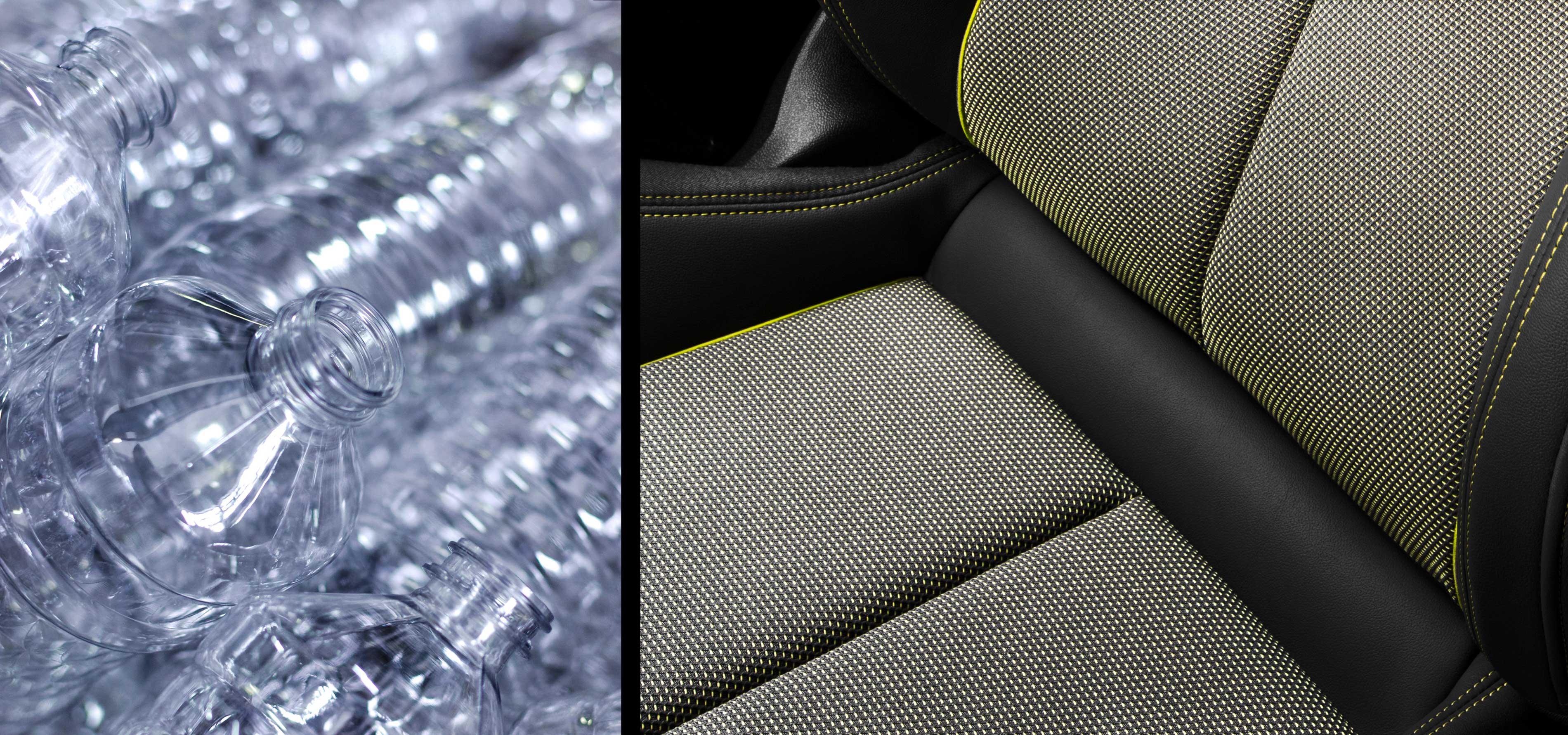 1.5リットル容量を最大45本使用──ペットボトルから作られた新型A3のシートファブリック|Audi