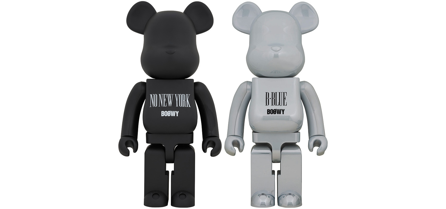 BE@RBRICK BOØWY “NO NEW YORK”/“B・BLUE” 100%&400% / 1000% |MEDICOM TOY