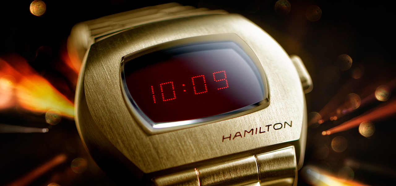 時計史に燦然と輝く世界初のLEDデジタルウオッチ「ハミルトン PSR」が復刻|HAMILTON