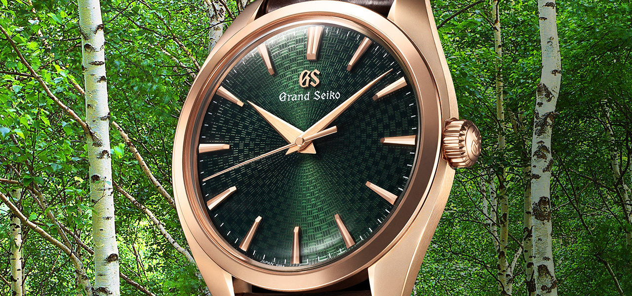 白樺の森を彫金で表現したグランドセイコー60周年記念限定モデル|GRAND SEIKO