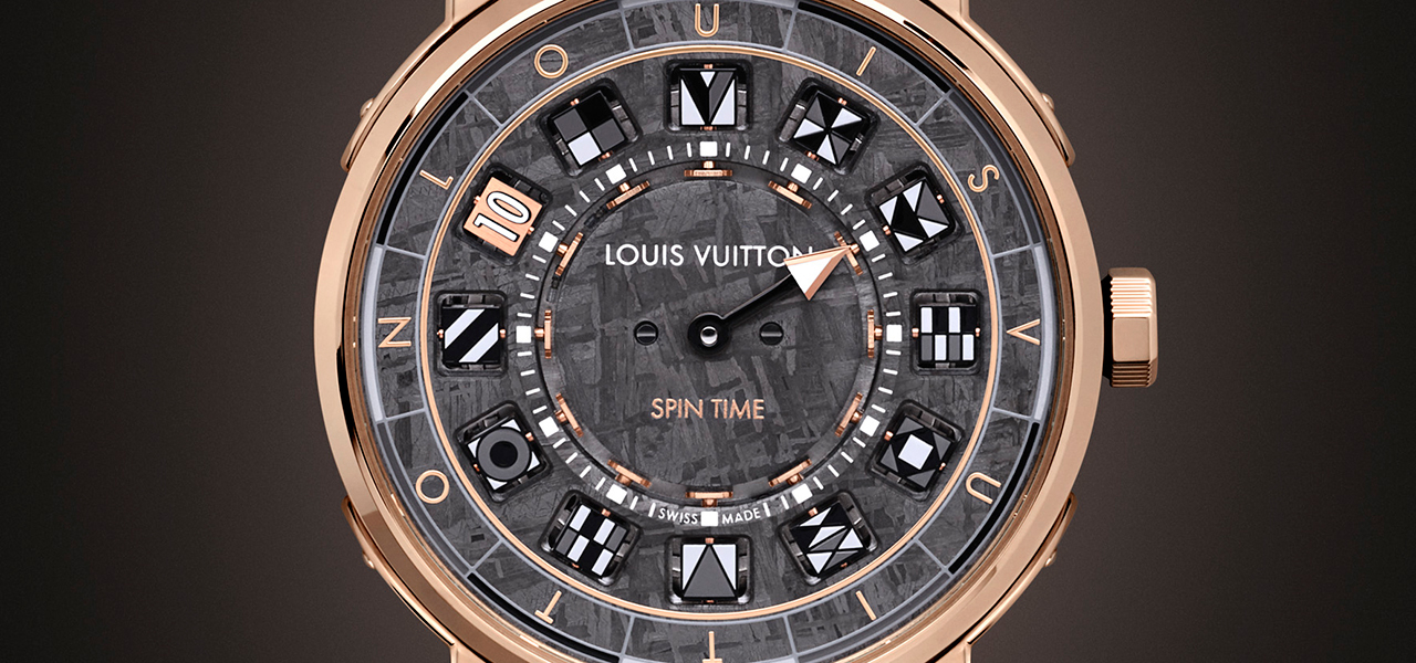 ギベオン隕石をダイアルに初採用。「エスカル スピン・タイム メテオライト」｜LOUIS VUITTON