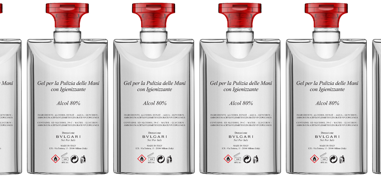 ブルガリがハンドクレンジングジェルの寄付を通じて、新型コロナウイルスとの闘いを支援|BVLGARI