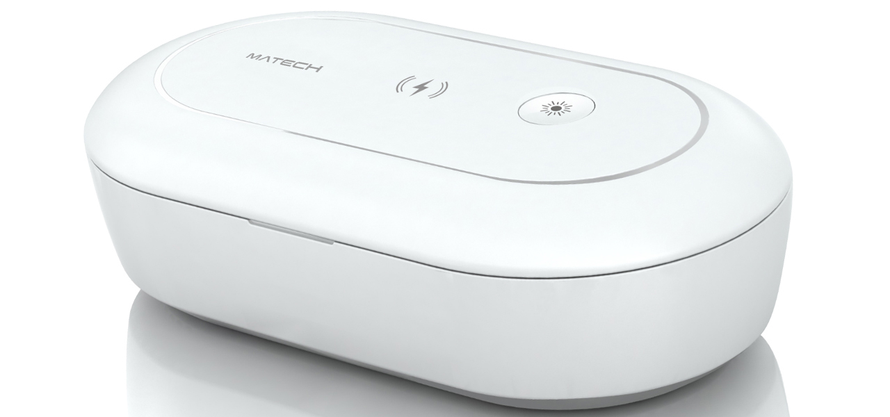 UV+オゾンで除菌。マスクやスマートフォンに使える「AirCase」|MATECH