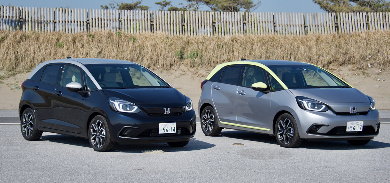 新型ホンダ フィットのe:HEVとガソリンモデルに試乗|Honda
