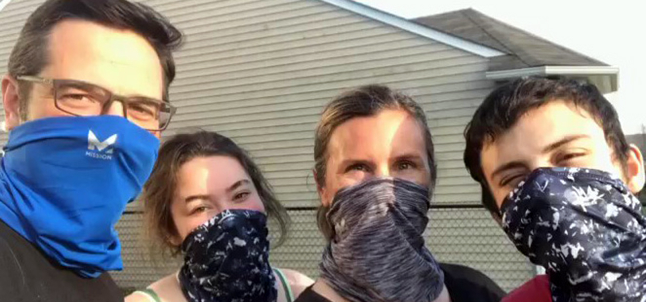 顔と首元をクーリングできて、マスクの代用アイテムにもなる|MISSION