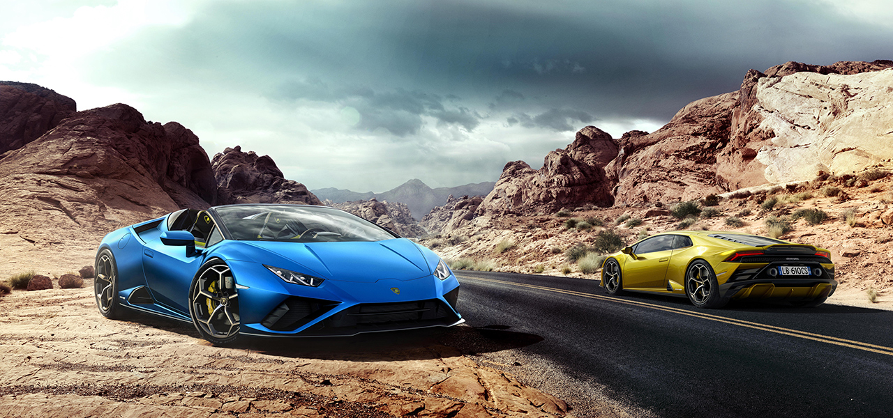 ランボルギーニの最新モデル、ウラカンEVO RWDスパイダー続報|Lamborghini
