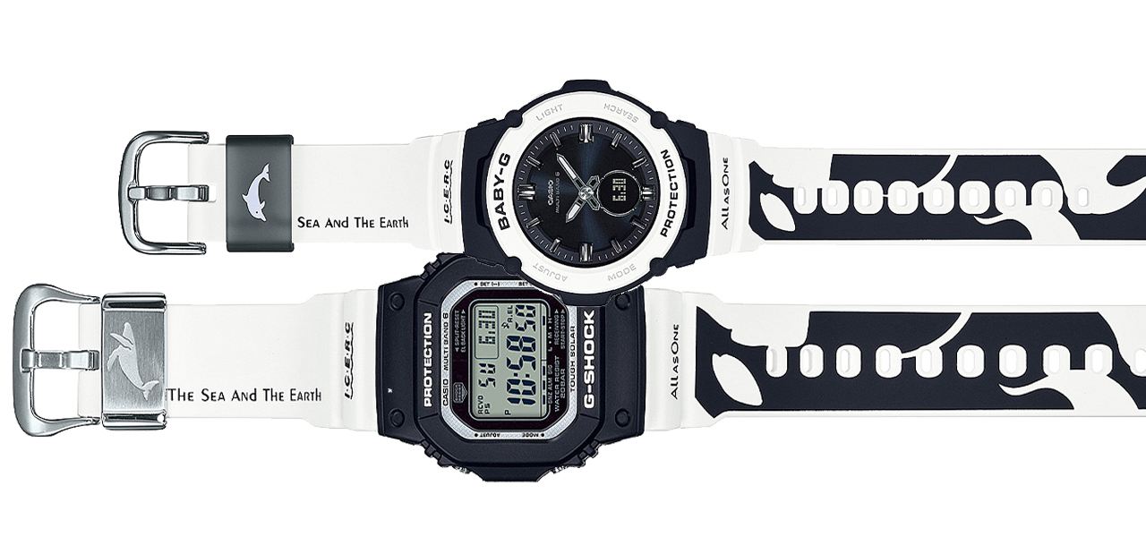 家族愛溢れるオルカをモチーフにしたGショックとBABY-G｜G-SHOCK