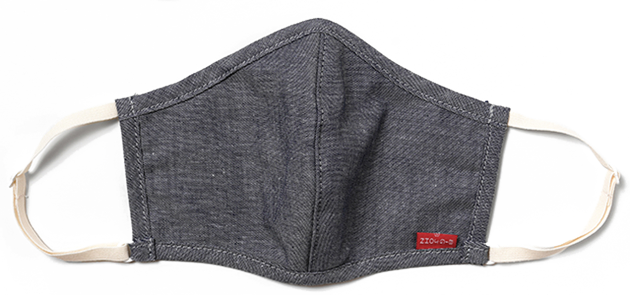 ひんやり素材を使用した、Made in Japanのシャンブレーマスク|BIG JOHN