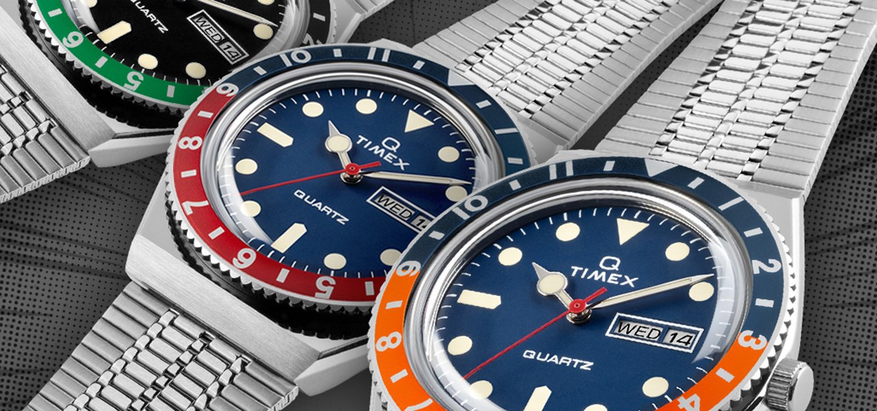 「タイメックス キュー」に新色2モデルが登場|TIMEX