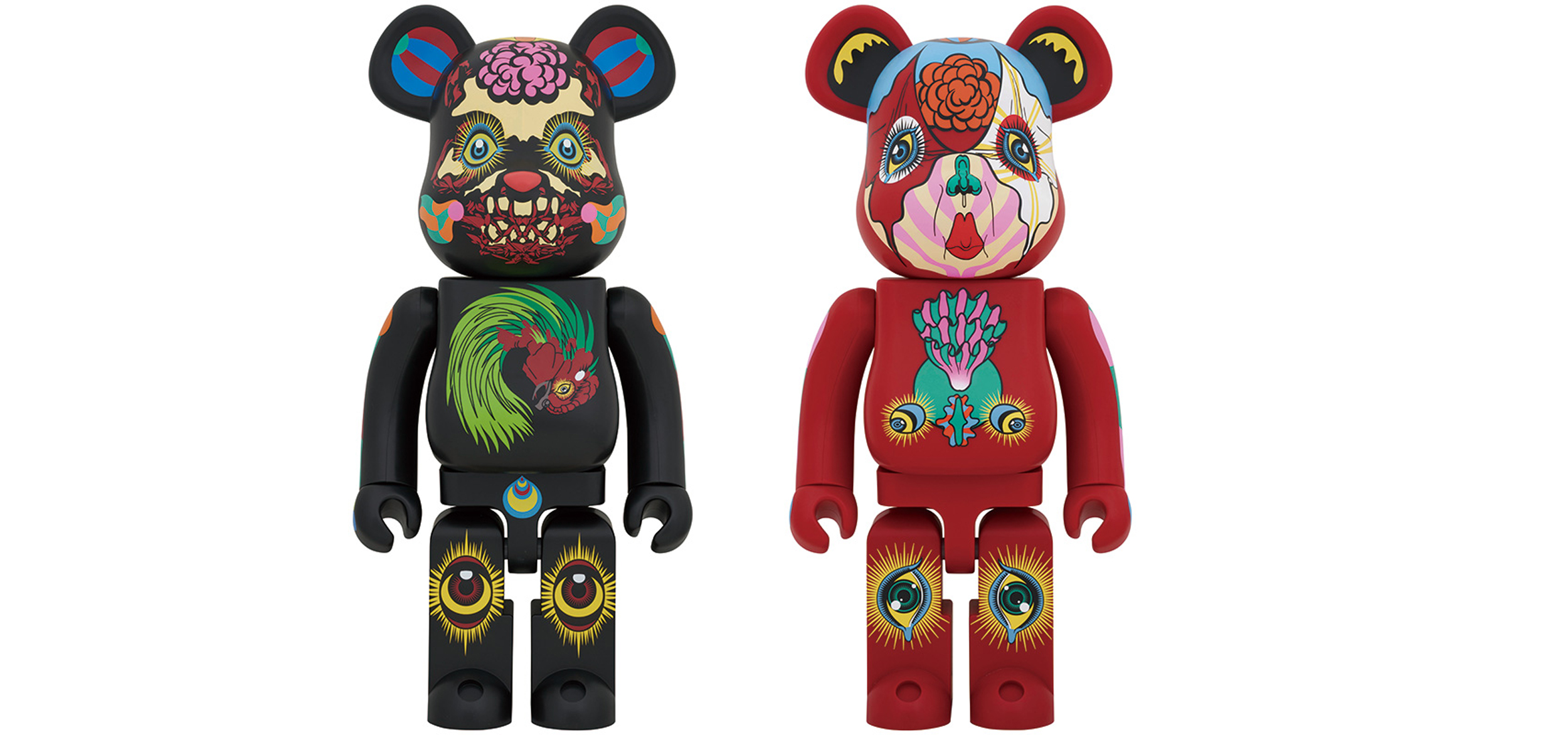 田名網ワールドを存分に味わえる絢爛豪華なBE@RBRICK 1000%