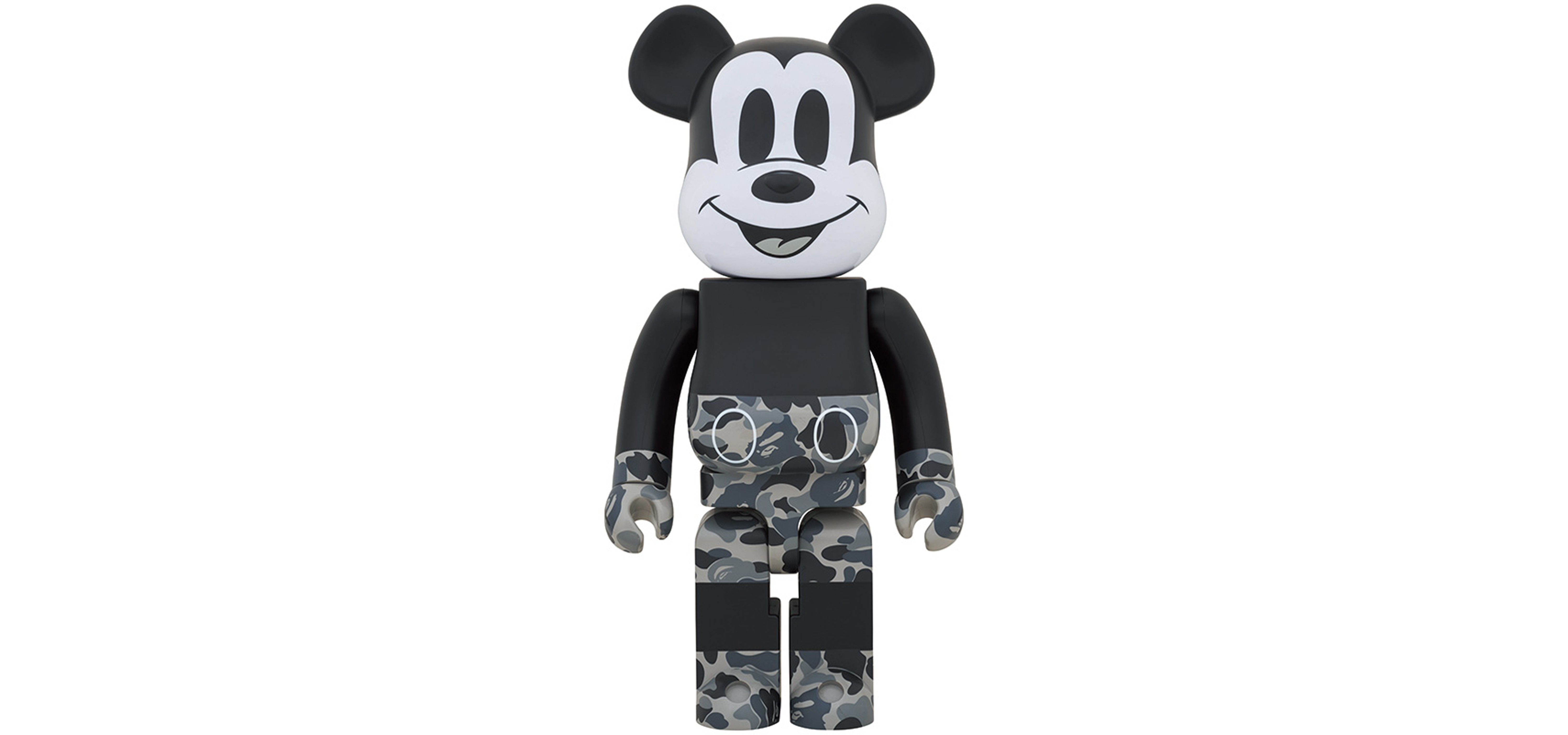 BE@RBRICK BAPE®️ MICKEY MOUSE MONOTONE Ver. 100% & 400% / 1000%|MEDICOM TOY