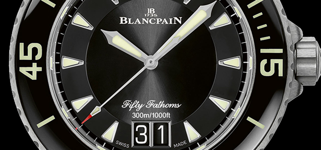 ブランパンの「フィフティ ファゾムスラージデイト」がチタン製ブレスレットで登場｜BLANCPAIN