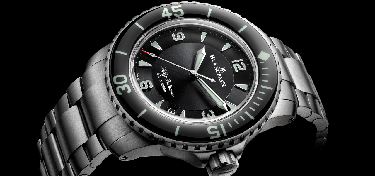 「フィフティ ファゾムス オートマティック」がチタン製ブレスレットで登場|BLANCPAIN