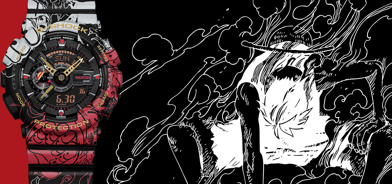 Gショック×ONE PIECEコラボレーションウオッチ「GA-110JOP」｜G-SHOCK