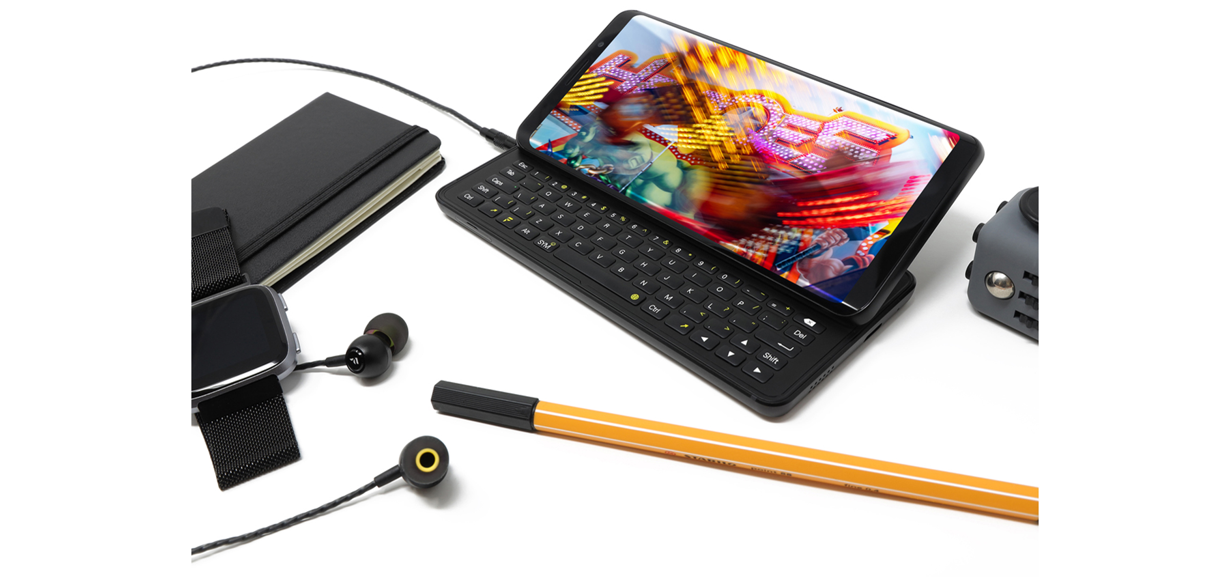 QWERTY配列の物理キーボードを搭載したAndroidスマホが新発売 | F(x)tec 