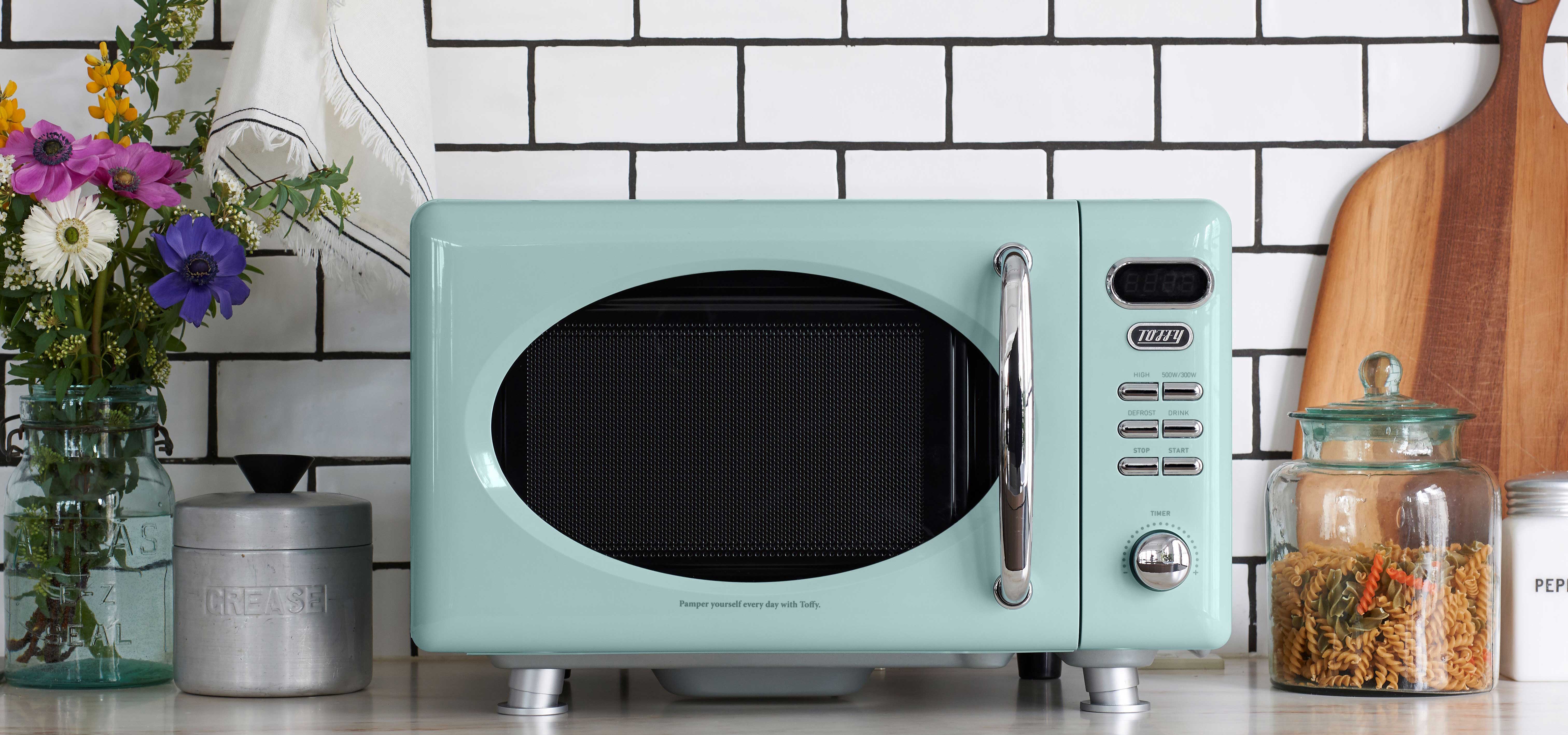 レトロな人気キッチン家電シリーズより「Toffy 電子レンジ」が発売｜Toffy