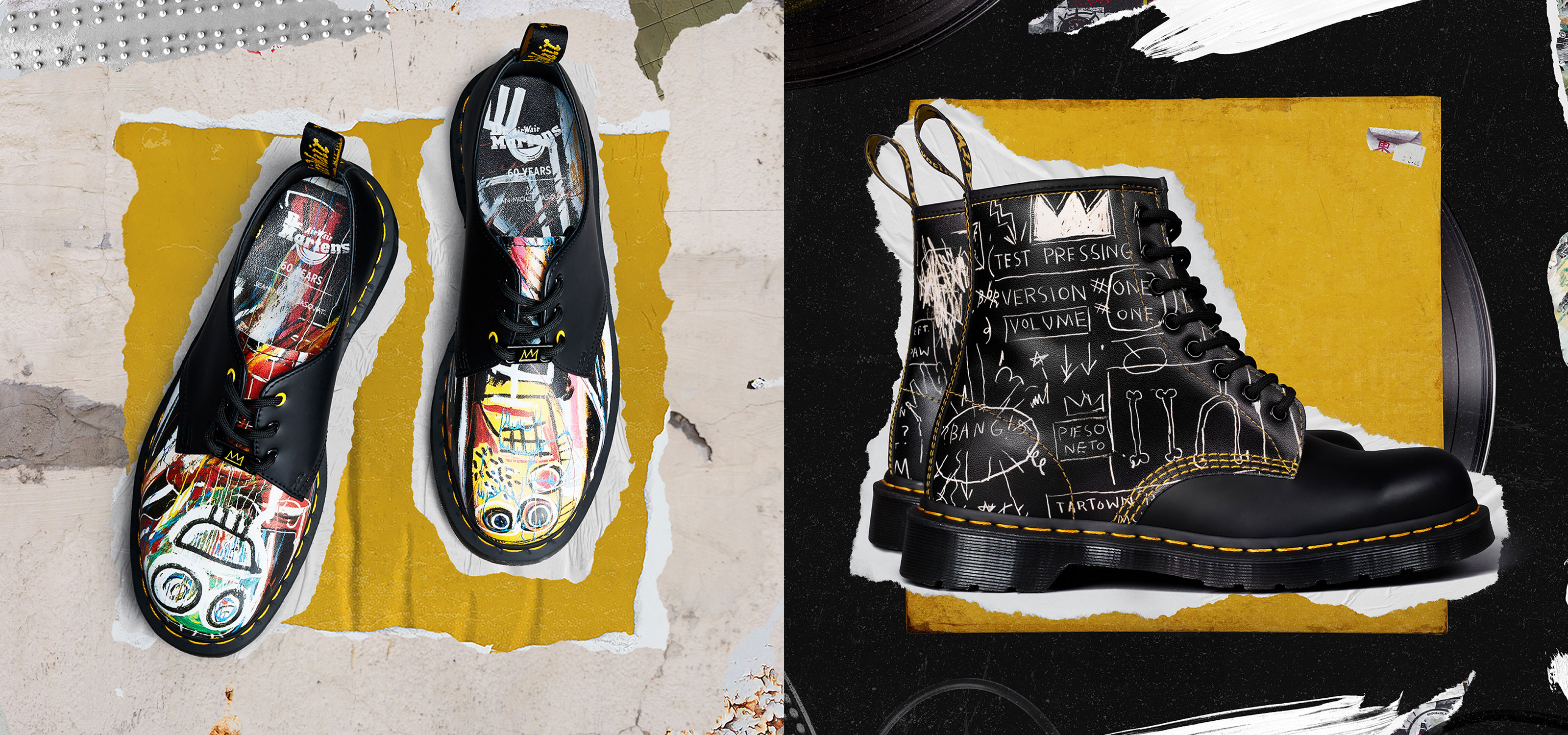 ドクターマーチンがアーティスト・バスキアとコラボレーション｜DR.MARTENS