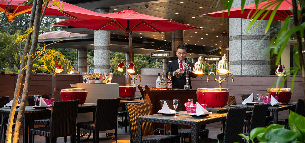 東京マリオットホテルのテラス席で楽しむBBQが登場｜TOKYO MARRIOTT HOTEL
