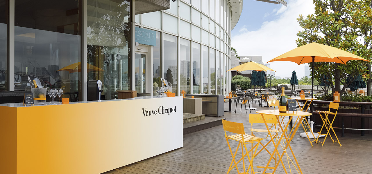 ヴーヴ·クリコがヒルトン東京お台場とコラボレーションを開催中|Veuve Clicquot