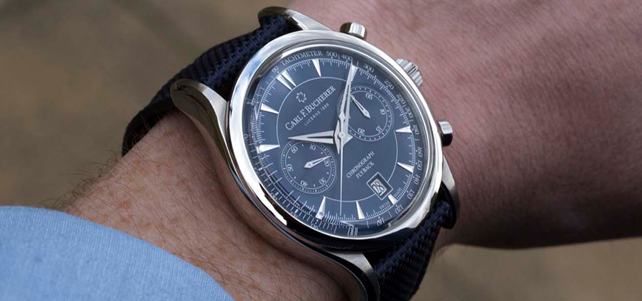 「マネロ フライバック」ブルーに彩られた新作が登場｜CARL F. BUCHERER