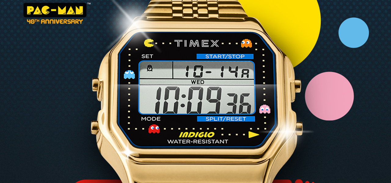 「パックマン」40周年記念! タイメックスとのコラボレーションウオッチ登場|TIMEX