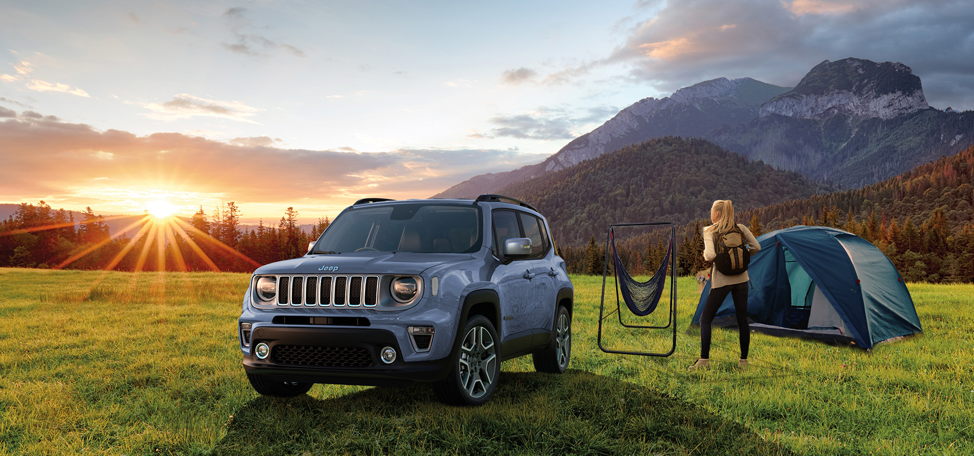 ジープ レネゲードにボディカラー「ストレートブルー」の名を冠した限定車｜Jeep®