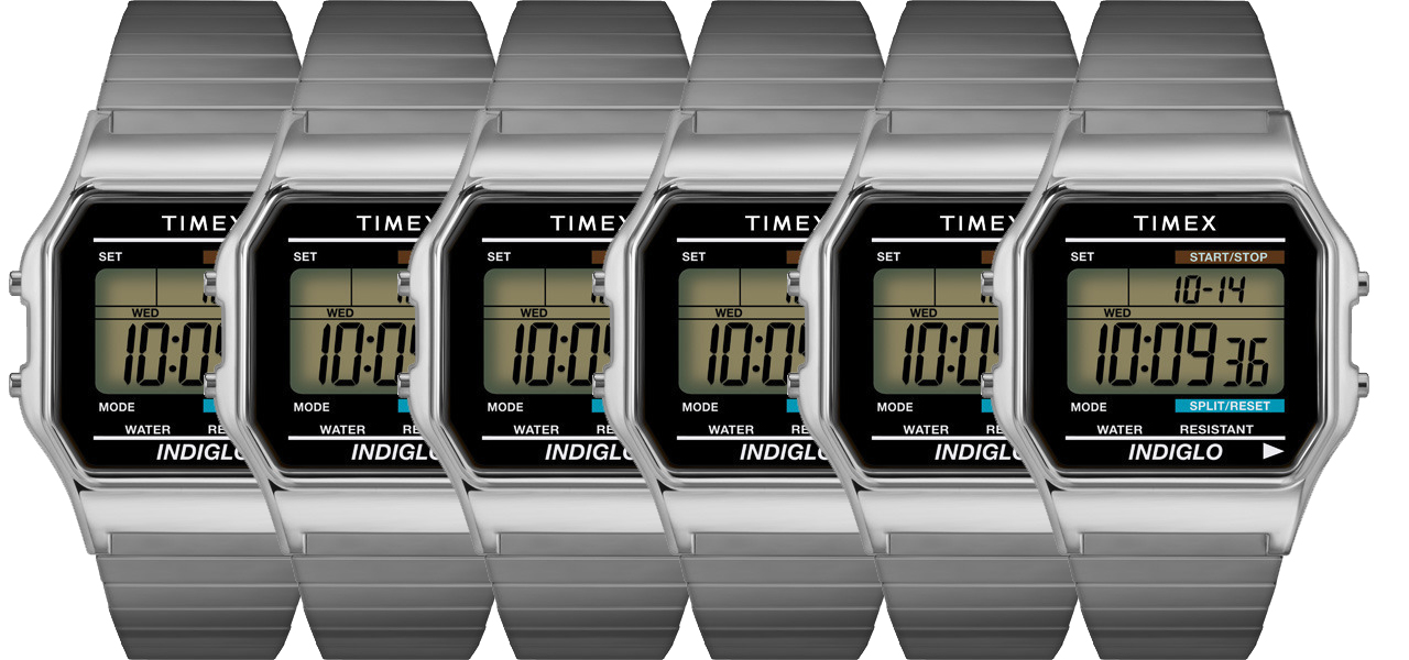 人気モデル「クラシック・デジタル」のシルバーカラーが再販開始|TIMEX