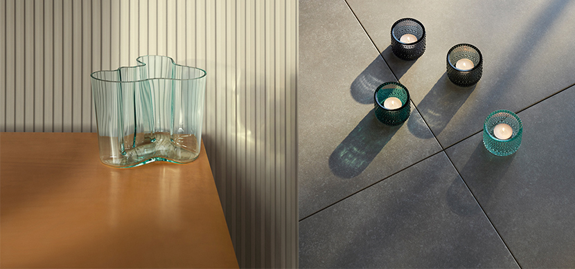 仕上がりはワン&オンリー。100%リサイクルガラスを用いたコレクション|iittala