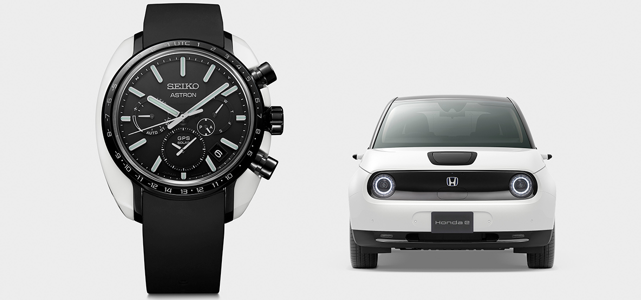 セイコーアストロンと電気自動車Honda e のコラボレーションウオッチ｜SEIKO
