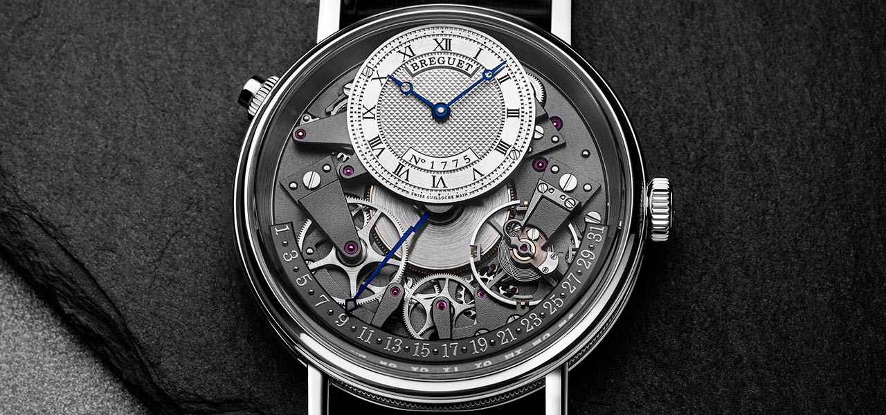 新作「トラディション レトログラード デイト 7597」|BREGUET