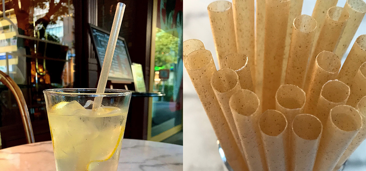 ひらまつがサステナブルな「さとうきび繊維のストロー」を全施設で採用|Hiramatsu