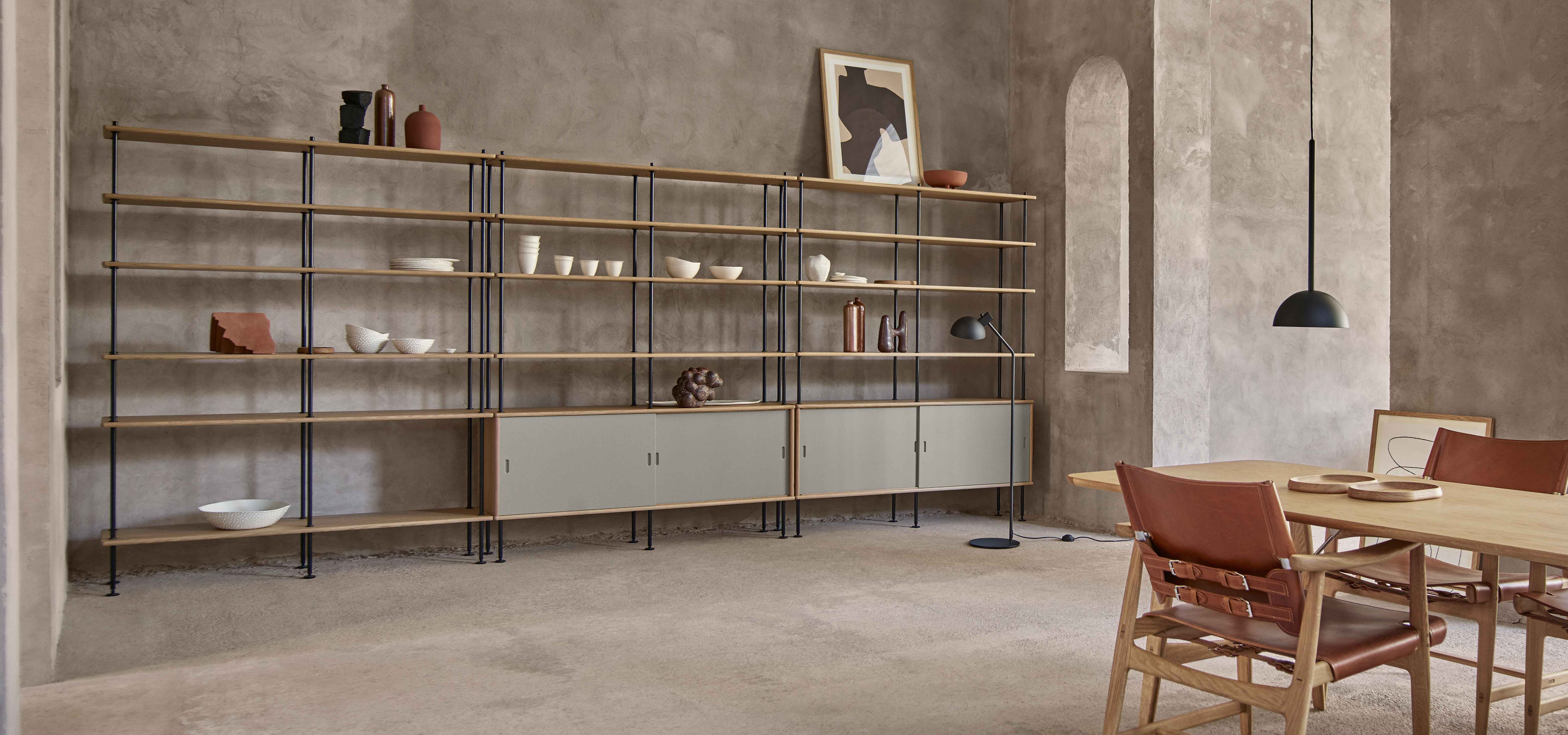 空間にあわせて自在に調整。未発表のシェルフシステムが発売｜CARL HANSEN ＆ SØN