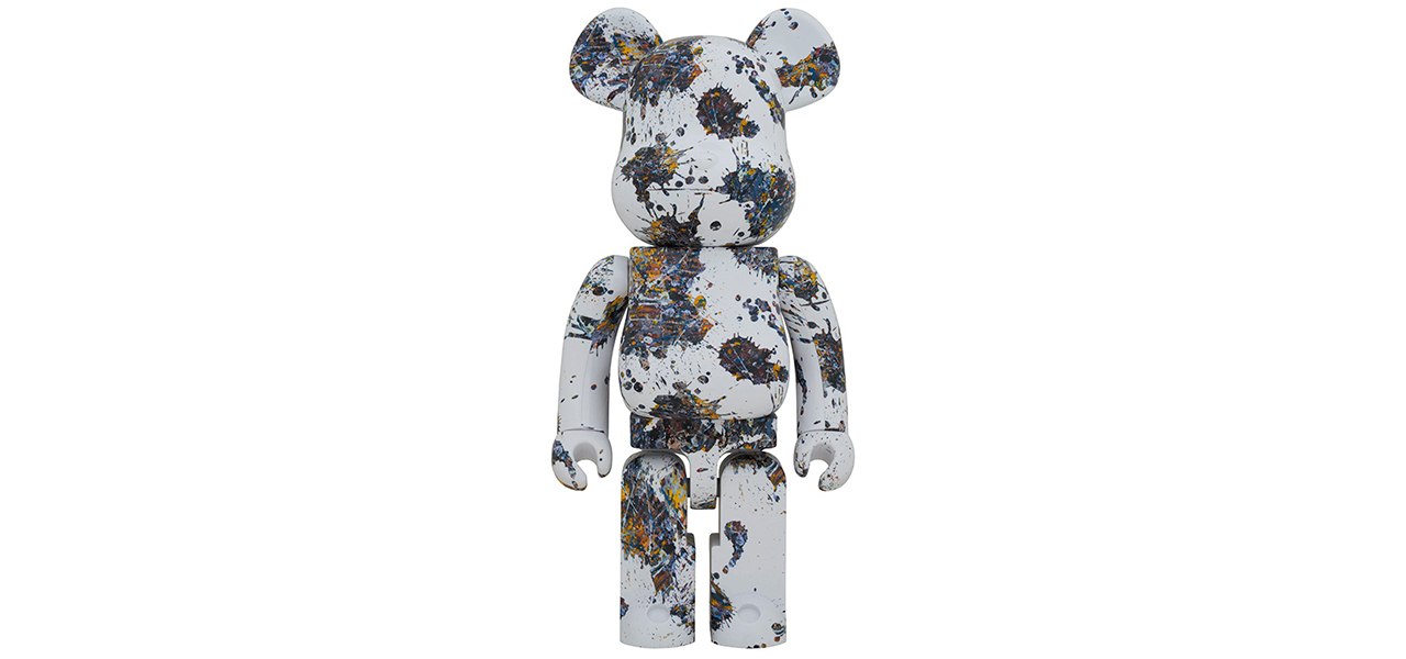 ジャクソン・ポロック作品をウォータープリントで再現！　BE@RBRICK Jackson Pollock Studio (SPLASH) 100% & 400% / 1000%｜MEDICOM TOY