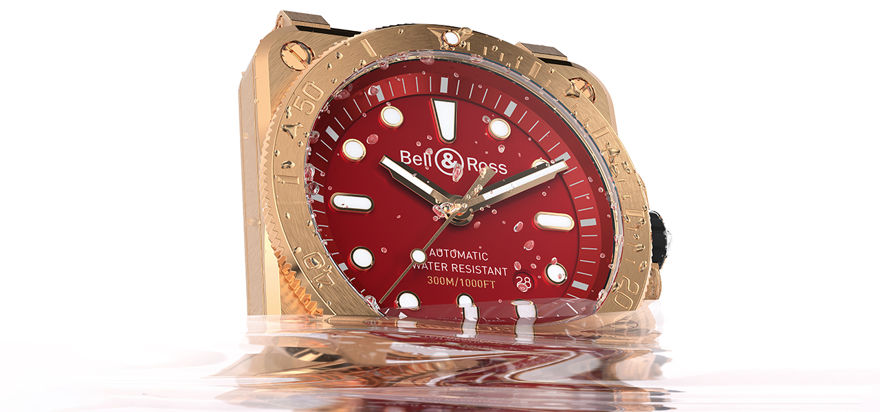経年変化を楽しむブロンズ素材を用いた「BR 03-92 Diver Burgundy Bronze」|Bell & Ross