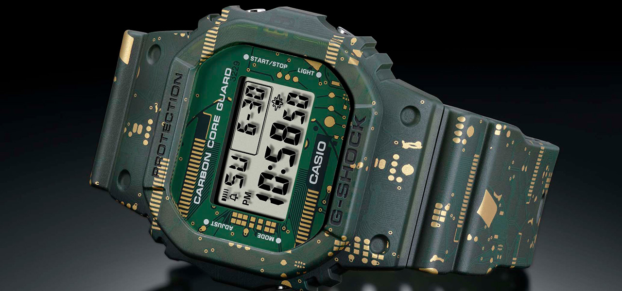 Gショック初、バンドとベゼル両方を付け替えできる「DWE-5600CC-3JR」｜G-SHOCK