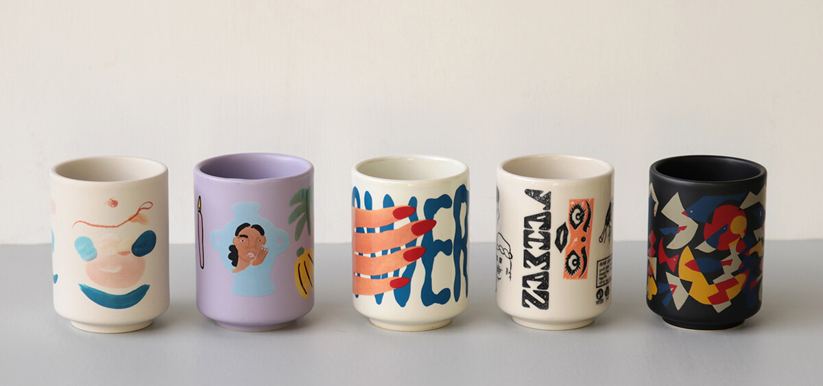 気鋭アーティスト5組と波佐見焼のブランドによるコラボレーション｜BARBAR