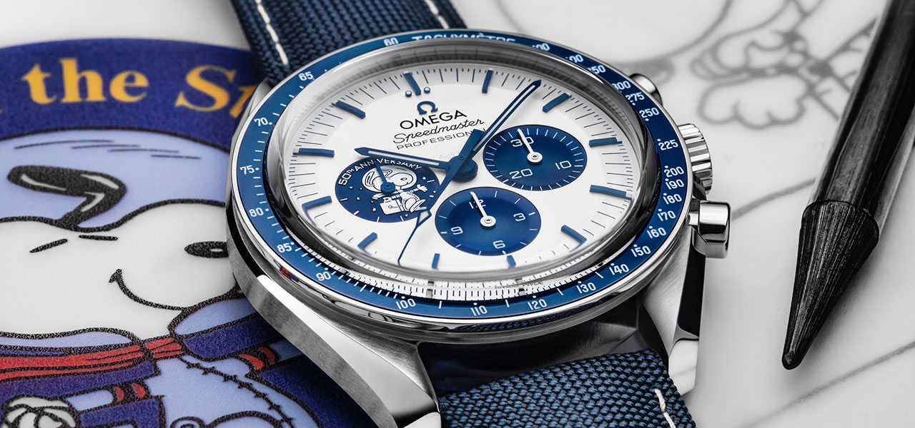 スピードマスター “シルバー スヌーピー アワード” 50 周年記念モデル|OMEGA