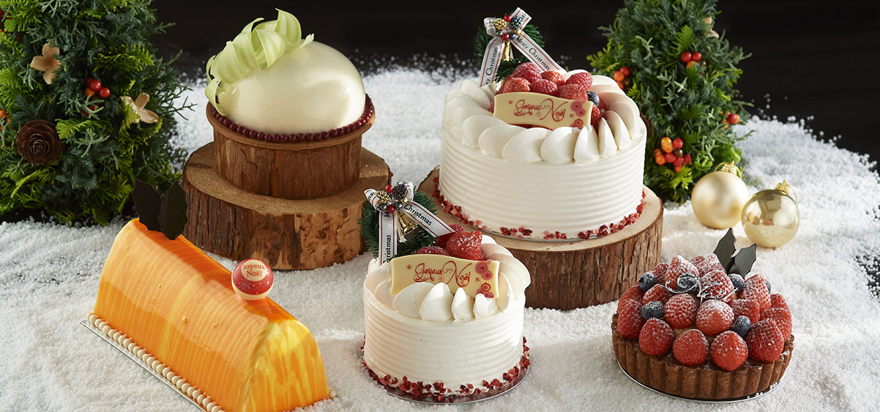 2020年のクリスマスは、シェフのアイディアが詰まった4種類のケーキが登場｜Andaz Tokyo