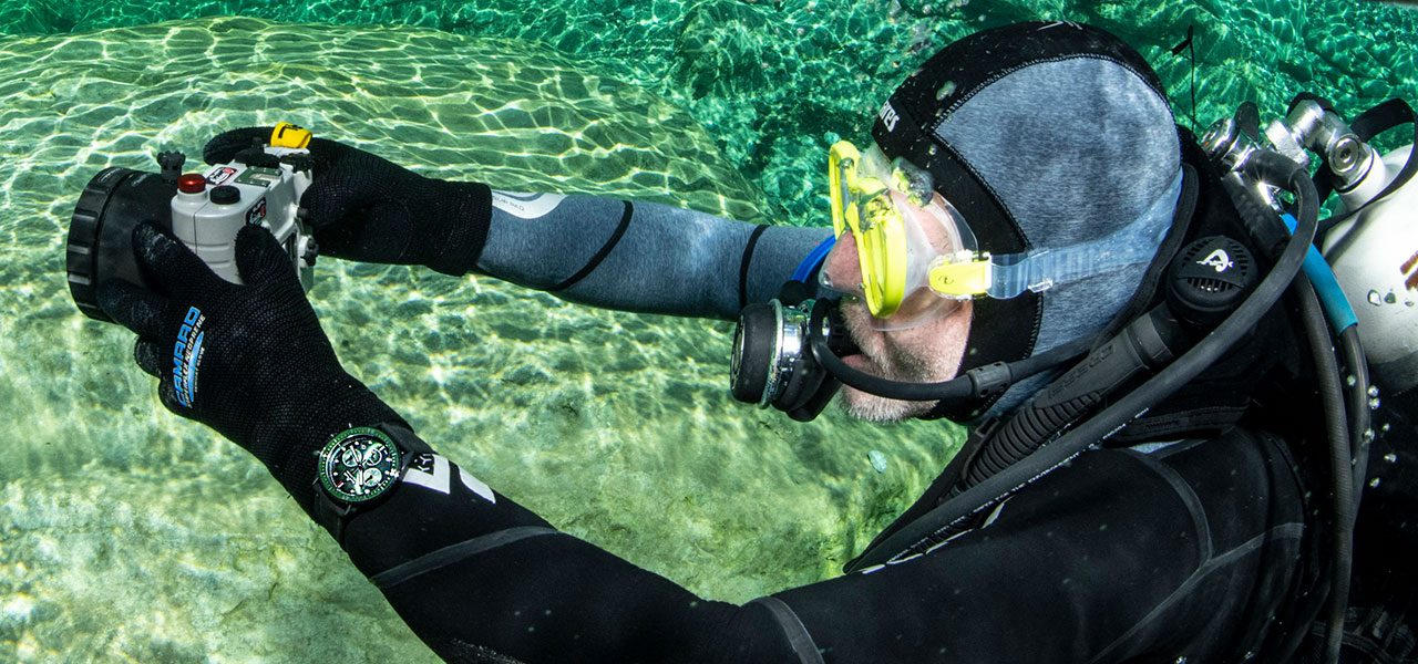 新色グリーンの「フィフティ ファゾムス バチスカーフ フライバック クロノグラフ」が登場｜BLANCPAIN