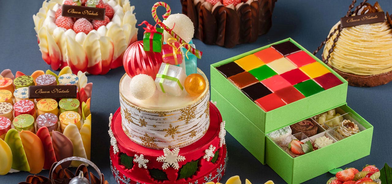 おうちクリスマスを盛り上げるカラフルでハッピーなクリスマスケーキ｜GRAND HYATT TOKYO