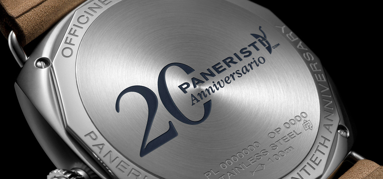パネリスティ20周年を祝す「ラジオミール ヴェンティ - 45mm」｜PANERAI