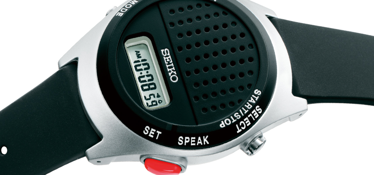 誰もが使いやすい音声デジタルウオッチ｜SEIKO