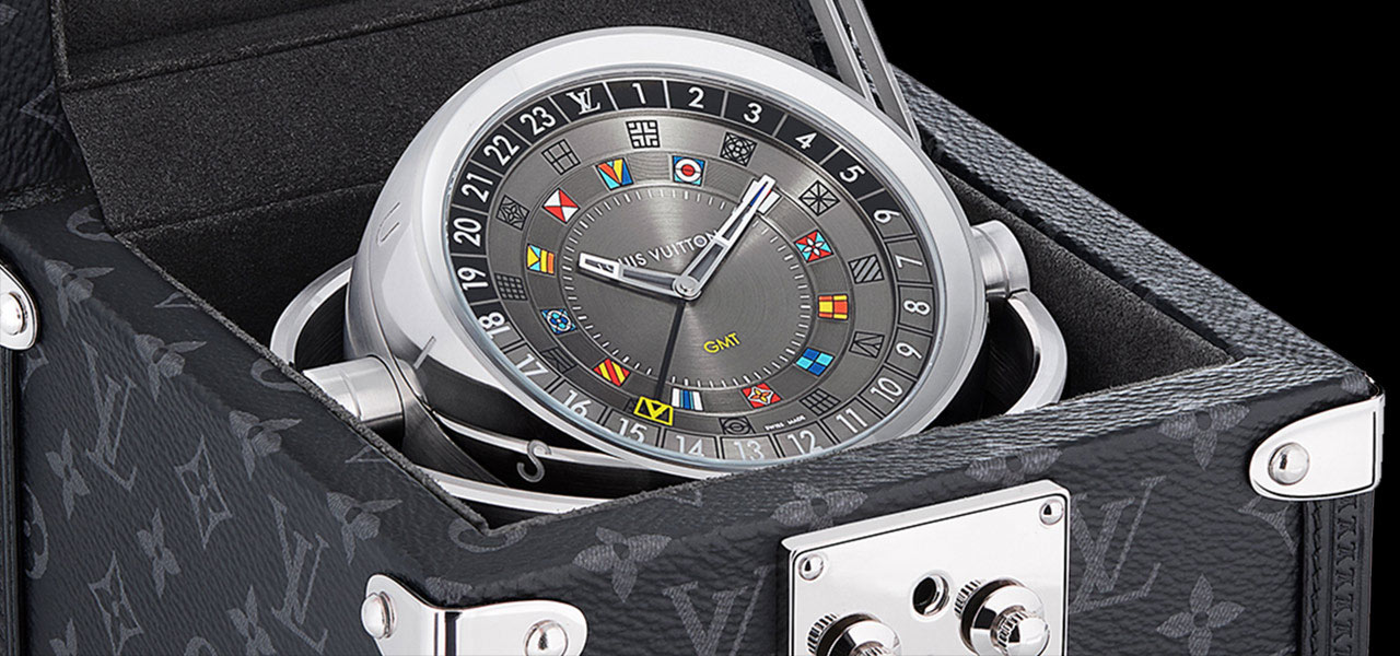 ルイ・ヴィトンのDNAが随所に息づく「タンブール」のテーブルクロック|LOUIS VUITTON