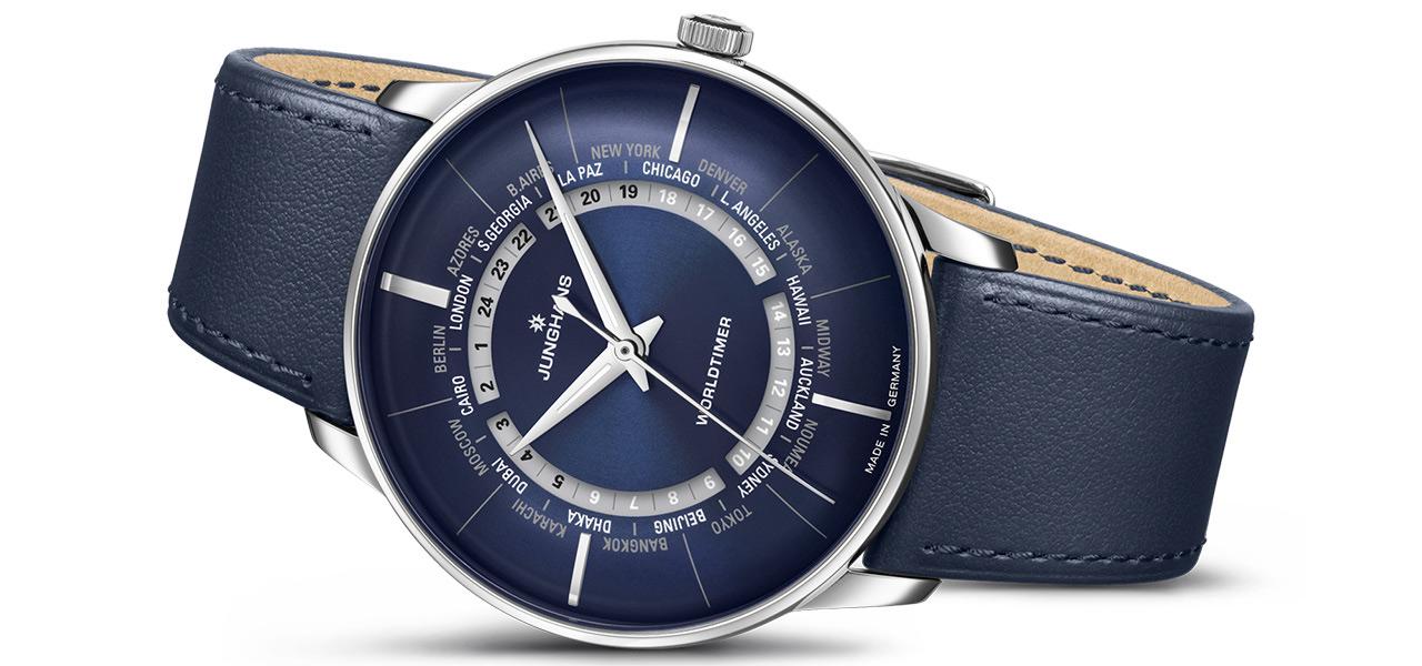 世界主要都市の“時刻”を可視化したユンハンス「Meister Worldtimer」|JUNGHANS