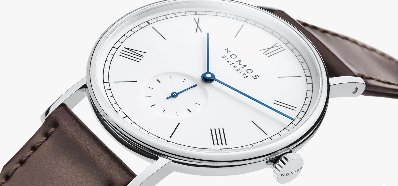 格調のある小径モデル。エナメル調の光沢が美しい新作「ラドウィッグ」｜NOMOS GLASHÜTTE