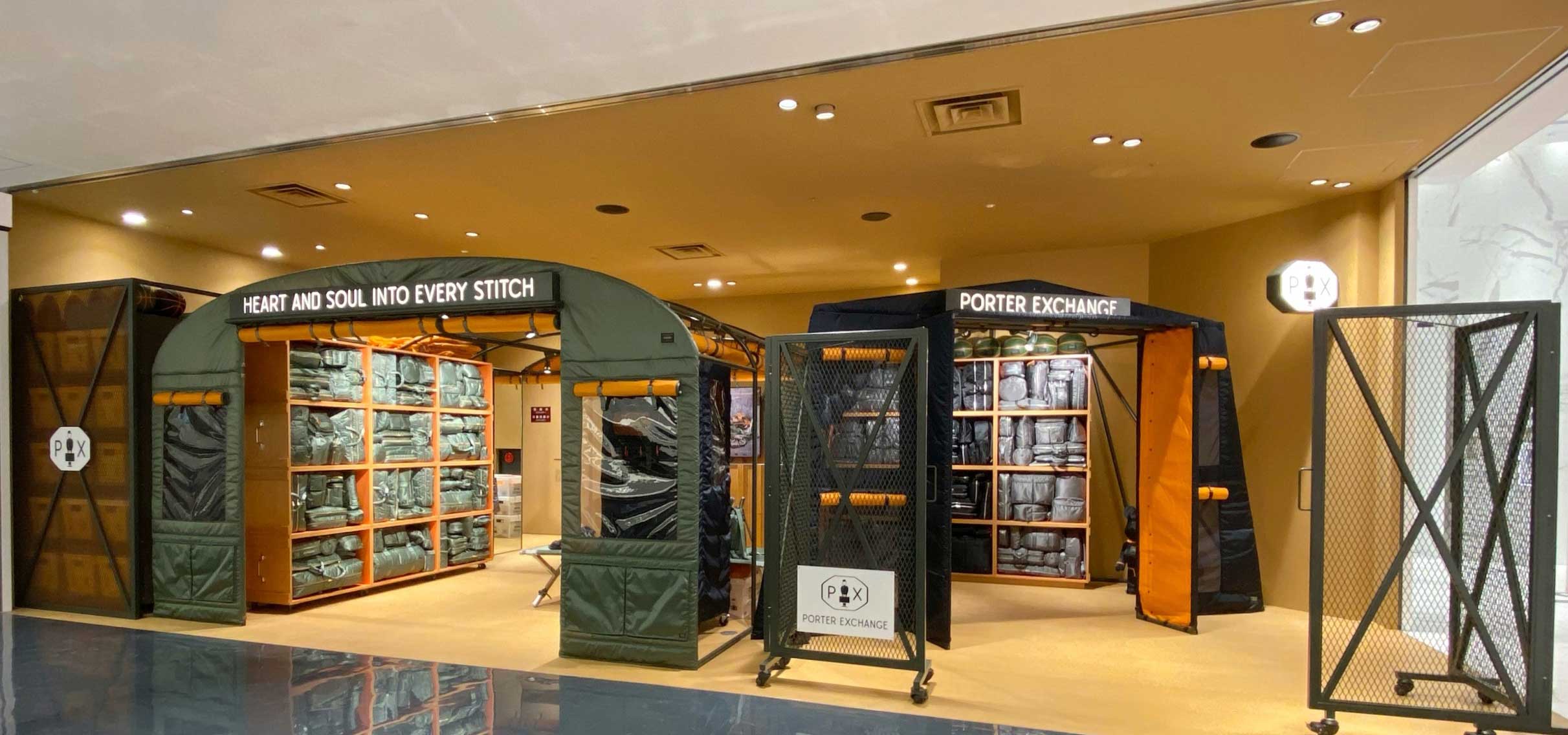 ポーターの代名詞、「タンカー」シリーズをメインに展開するPORTER EXCHANGEが大阪にオープン|PORTER