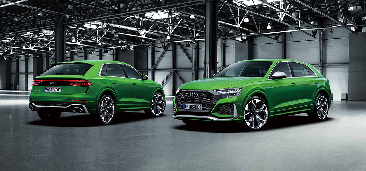 アウディのフラッグシップSUV「Q8」によりスポーティなRSモデルを追加|Audi