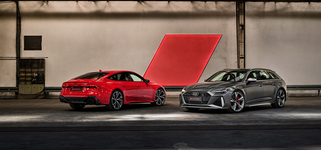 アウディRSシリーズにRS 6アバントとRS 7スポーツバックを新設定|Audi